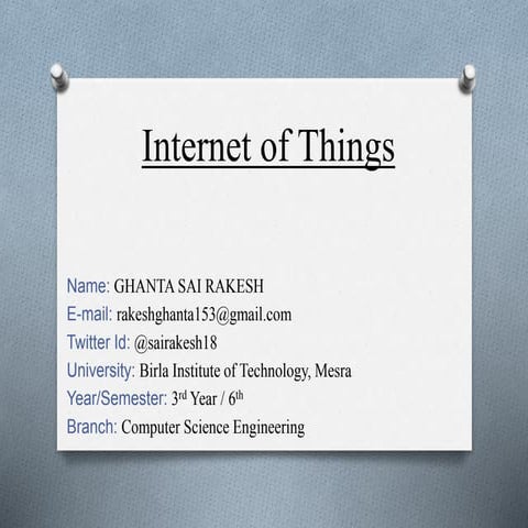 Internet of Things