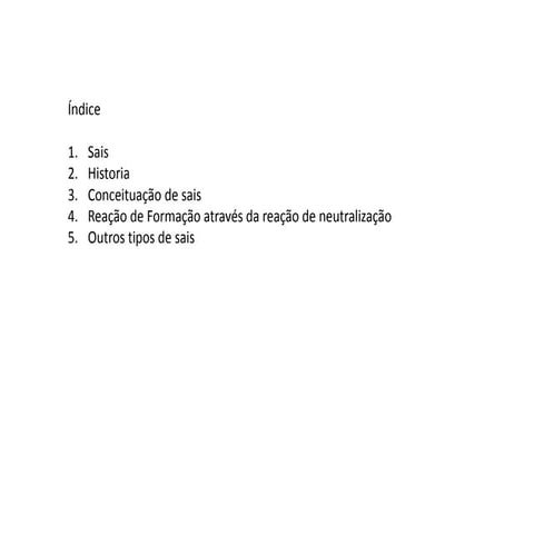  Aula de química Sais  