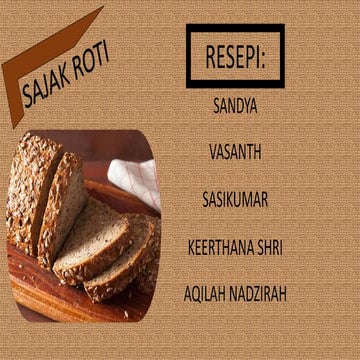 SAJAK ROTI | PPTX