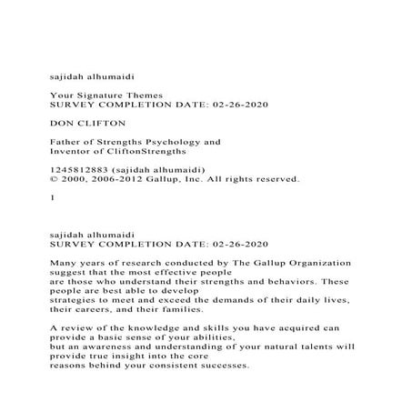 sajidah alhumaidiYour Signature ThemesSURVEY COMPLETION .docx