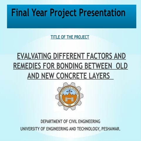 Bonding old and new concrete