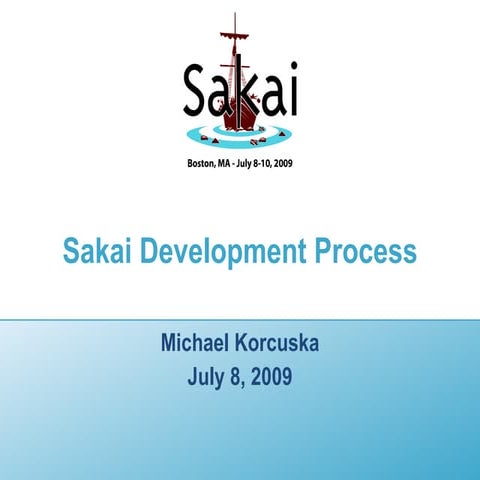 Sakai Development Process