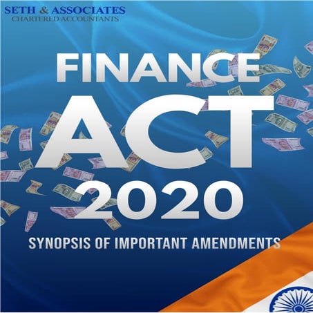 S&A Knowledge Series - Finance Act 2020