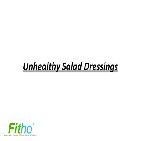 Salad dressings