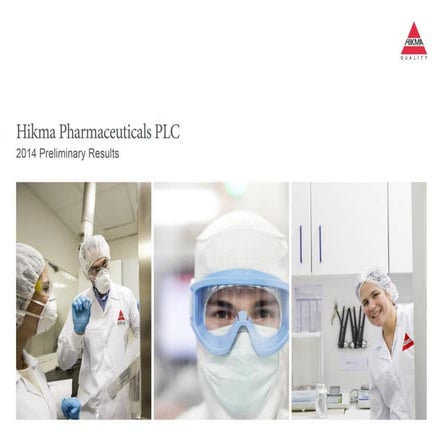 Hikma pharmaceuticals PLC
