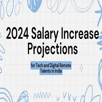 Salary Increase Projections for Tech and Digital Jobs in 2024 | PPT