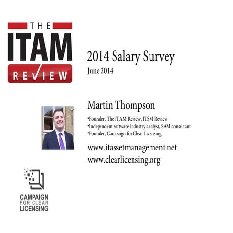 ITAM Review 2014 Salary Survey Results 