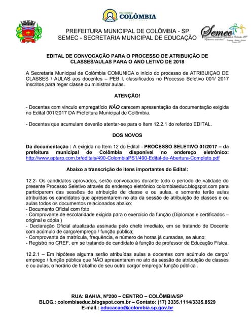 Saldo deatribuição  peb i