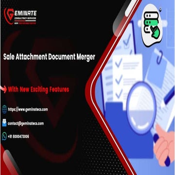 Sale Attachment Document Merger 