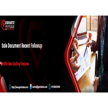 Sale Document Recent Followup