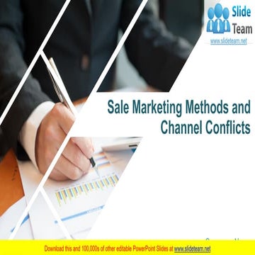 Sale Marketing Methods And Channel Conflicts PowerPoint Presentation Slides