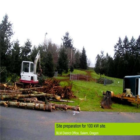 100 kW photovoltaic system in Salem, Oregon