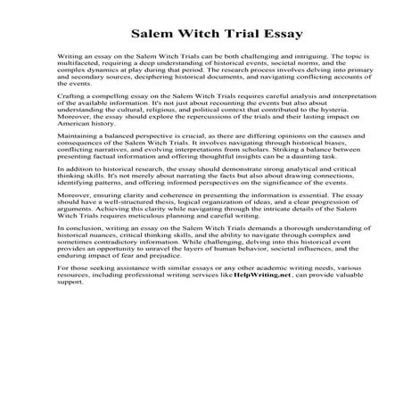 Scopes Trial Essay. Centenary University | PDF