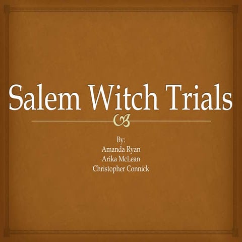 Salem Witch Trials