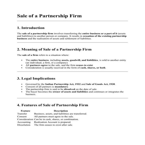 Sale of a Partnership Firm in Partnership Accounts.docx