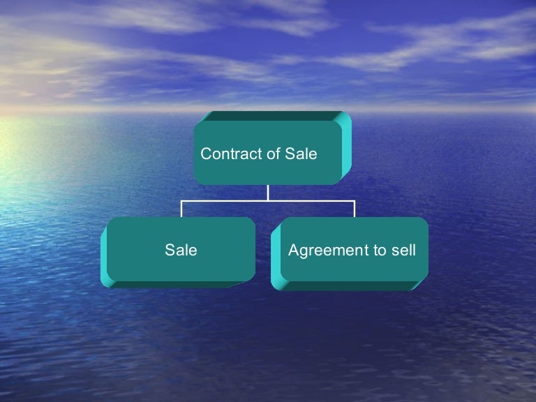Sale of goods act