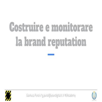 Brand Reputation | Salerno Academy   