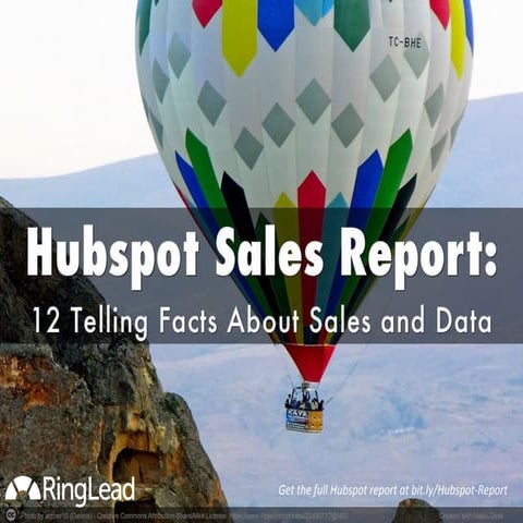 Hubspot Sales Report: 12 Telling Facts About Sales and Data