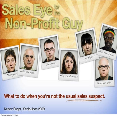 Sales Eye For The Non-Profit Guy
