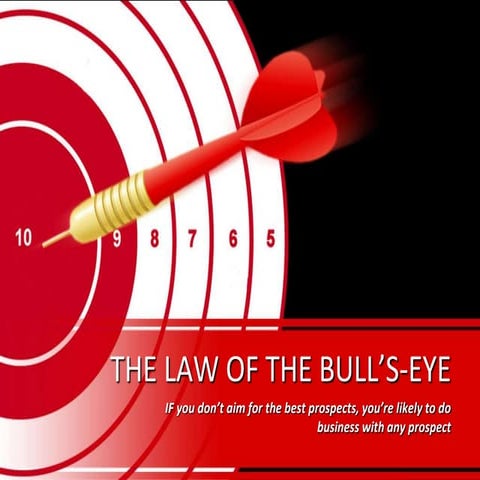 Sales   law of bulls eye