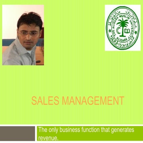 Sales management