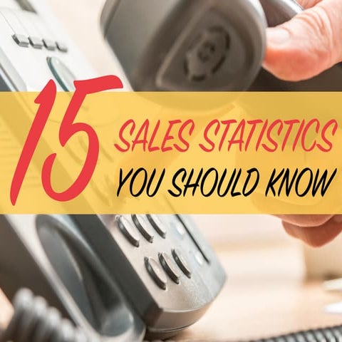 15 Statistics to Help Improve Your Sales Performance