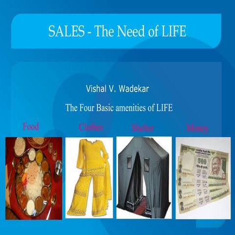 Sales   The New Need Of Life