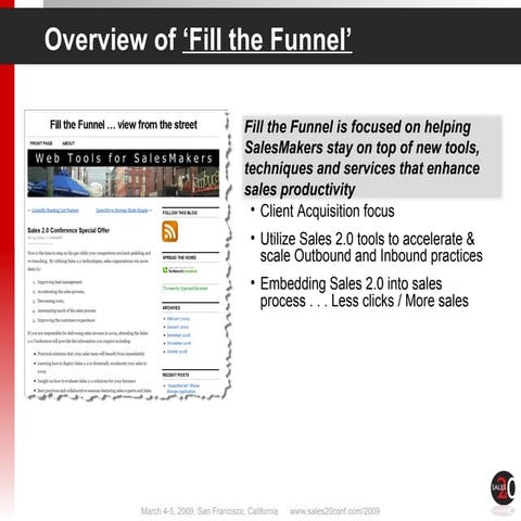 Xobni Presentation at Sales 2.0 Conference