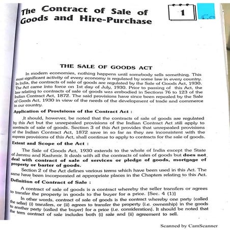 Sales act