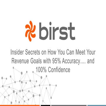 Sales analytics webinar