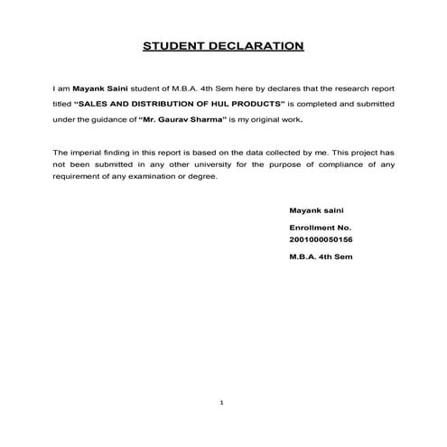 sales and distribution of HUL products.pdf