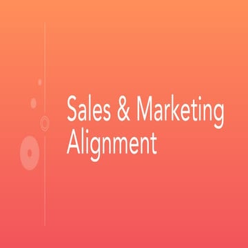 Setting Up A Strong Sales & Marketing Alignment Using HubSpot