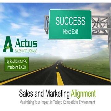 Sales and Marketing Alignment for Success