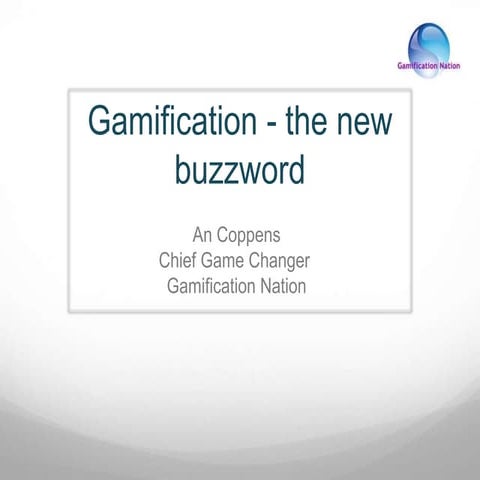 Sales and marketing gamification, Amsterdam, October 2014