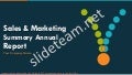 Sales And Marketing Summary Annual Report PowerPoint Presentation Slides