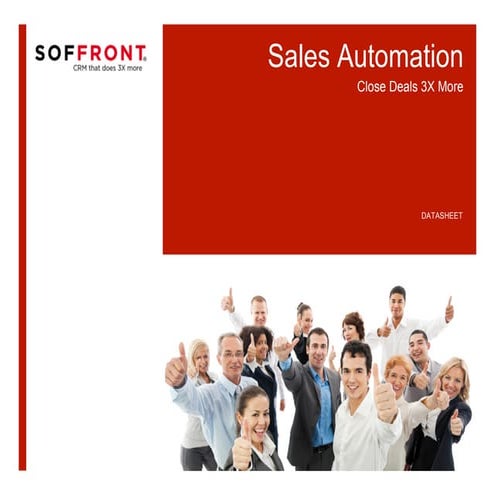 Soffront sales automation