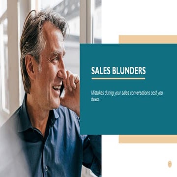 Sales blunders 
