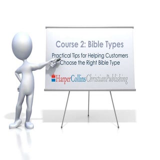 Course 2:  Bible Types