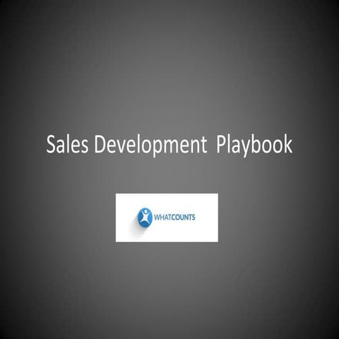 Sales Development (WhatCounts)
