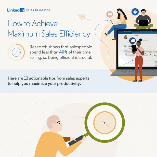 How to Achieve Maximum Sales Efficiency (Infographic)