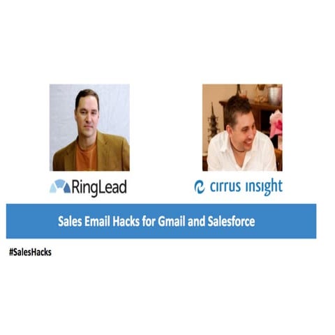 Sales Email Hacks for Gmail and Salesforce