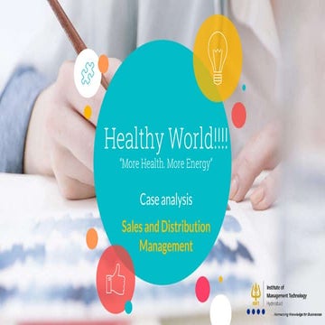 Healthy World- “More Health. More Energy”
