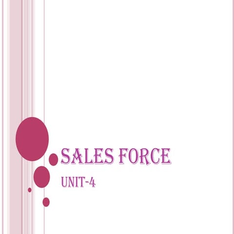 Sales force