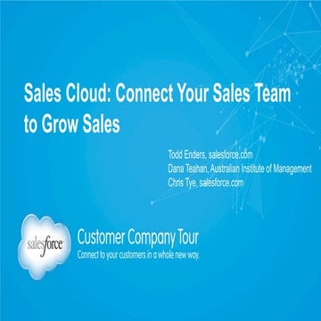 Salesforce: how to connect your sales team to grow sales