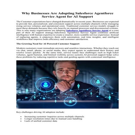 Agentforce: The AI Solution Enhancing Salesforce Customer Engagement | PDF