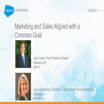 Marketing and Sales Aligned with a Common Goal
