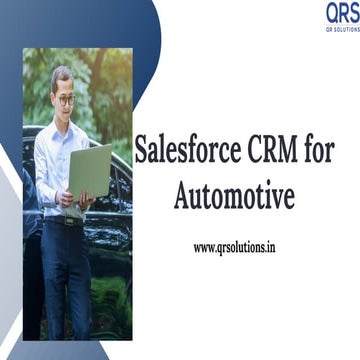 Salesforce for Automotive Industry | QR Solutions