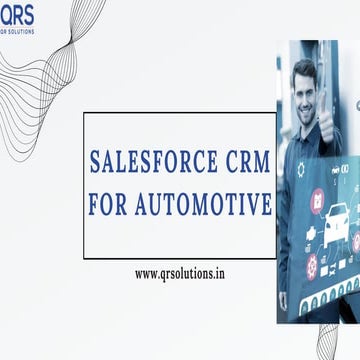 Salesforce for Automotive Industry | QR Solutions