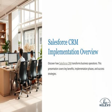 Salesforce CRM Implementation Overview - Kelevo Software