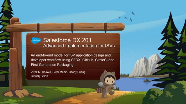 Salesforce DX 201 - Advanced Implementation for ISVs